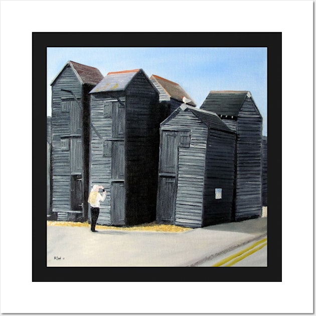 Hastings fishermans Huts Wall Art by richardpaul